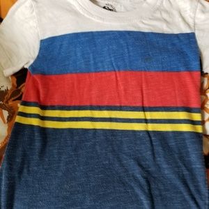Short sleeve striped shirt